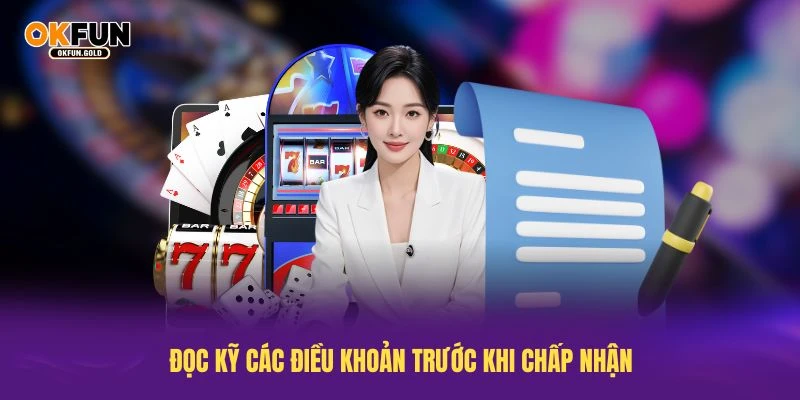 Đọc kỹ các điều khoản miễn trừ trách nhiệm trước khi chấp nhận