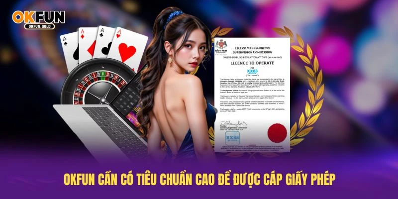 Xin giấy phép hoạt động đòi hỏi OKFUN đáp ứng tiêu chuẩn cao