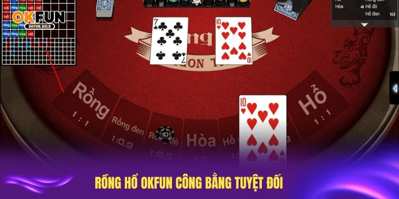 Người chơi yêu thích rồng hổ OKFUN vì tính công bằng tuyệt đối